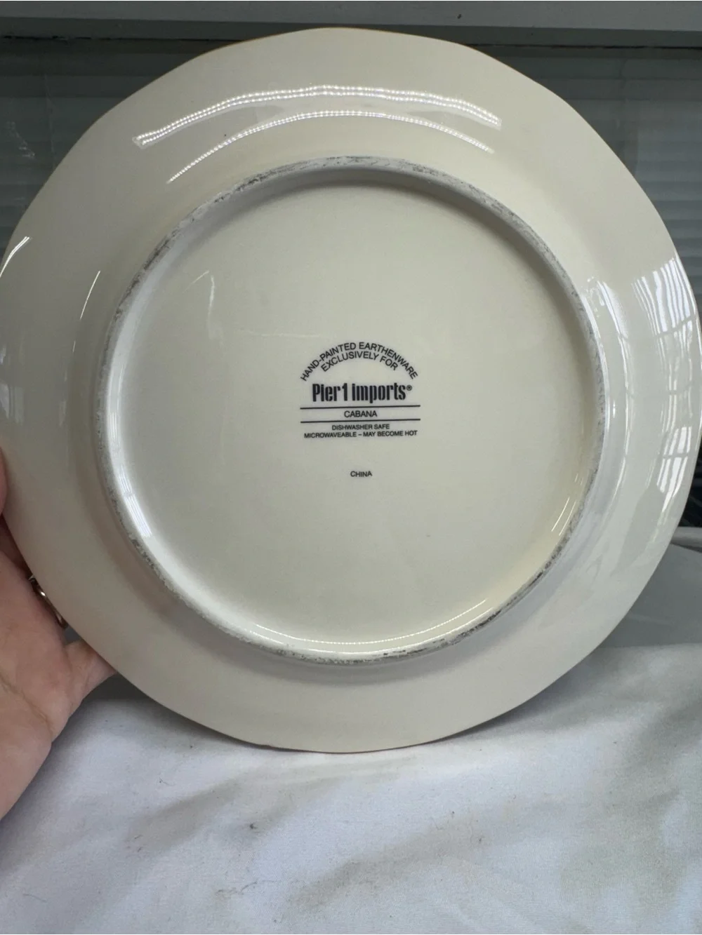 VTG Pier 1 Imports Cabana ceramic plate